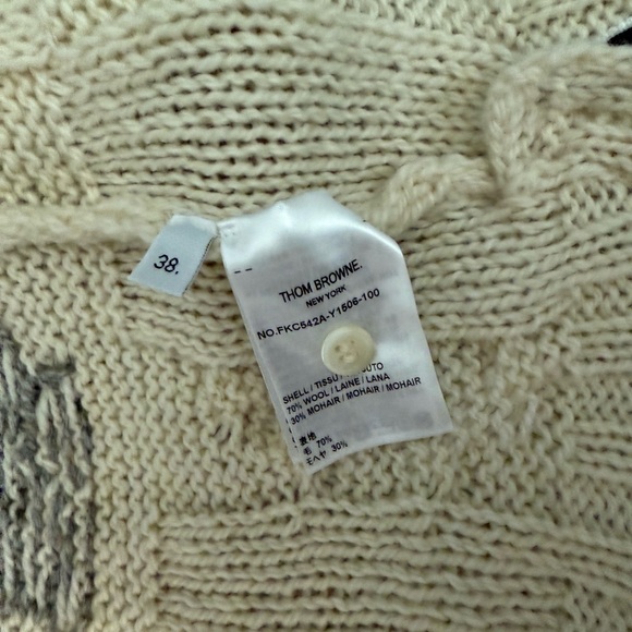 Thom Browne Hector Cable-Knit Cardigan Authentic - Picture 13 of 14